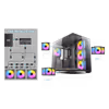 Antec CX Mirror Mid Tower Case - Black | 7 ARGB Fans - image 3