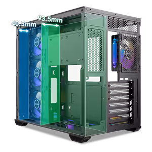 Antec CX Mirror Mid Tower Case - Black | 7 ARGB Fans - image 6