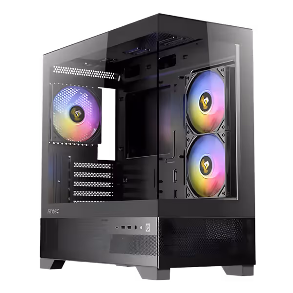 Antec Cx500 with 3 mirror argb fans thumbnail 2