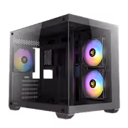 Antec CX600M RGB Gaming Case — Micro-ATX/ITX, 270° View - image 2