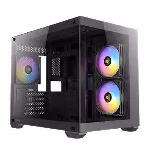 Antec CX600M RGB Gaming Case — Micro-ATX/ITX, 270° View - image 2