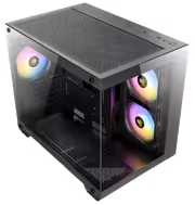 Antec CX600M RGB Gaming Case — Micro-ATX/ITX, 270° View - image 3