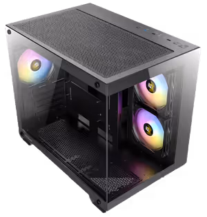 Antec CX600M RGB Gaming Case — Micro-ATX/ITX, 270° View - image 3