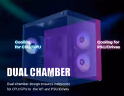 Antec CX600M RGB Gaming Case — Micro-ATX/ITX, 270° View - image 7