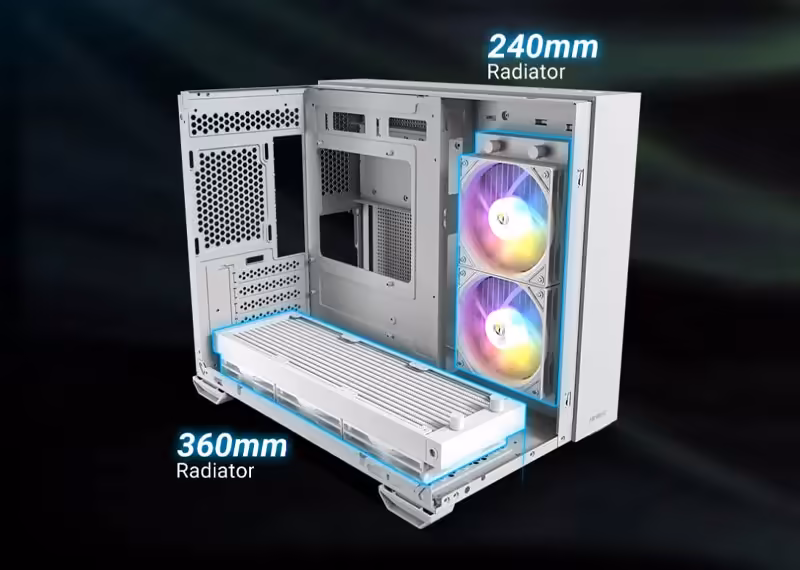 Water Cooling Support for Antec CX600M Trio - Mobile View