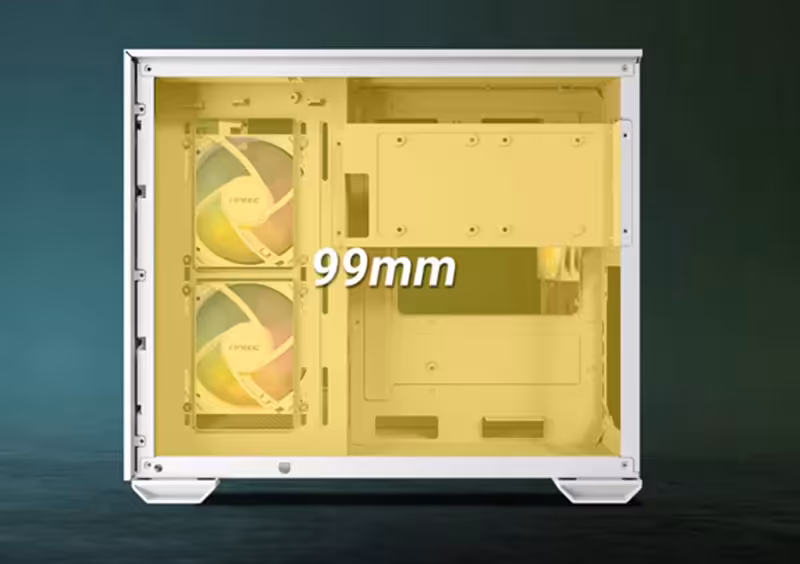 Abundant Cable Management Space in Antec CX600M Trio - Mobile View