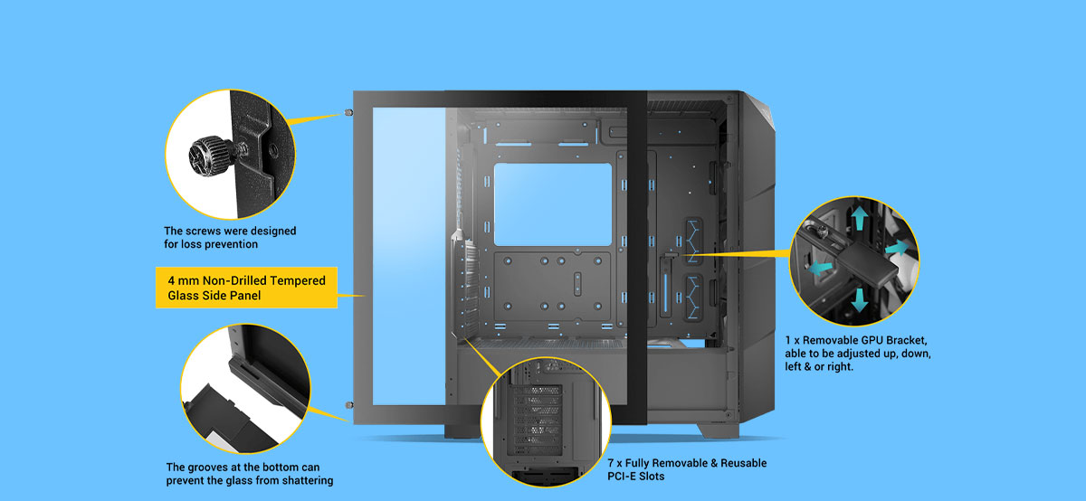 Antec DP503 Textured Finish - Desktop View