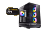 Antec C7 ARGB Gaming Case Black with Glass & Fans - image 1