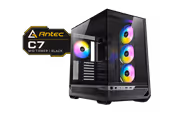 Antec C7 ARGB Gaming Case Black with Glass & Fans - image 1
