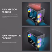 Antec Flux M Micro-ATX Case - Black | 6 PWM Fans - image 7
