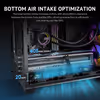 Antec Flux M Micro-ATX Case - Black | 6 PWM Fans - image 10
