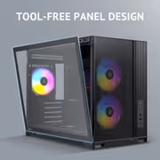 Antec Flux M Micro-ATX Case - Black | 6 PWM Fans - image 12