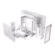 Antec Flux Pro White Full-Tower E-ATX PC Case - High Airflow, 6 PWM Fans - image 8