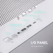 Antec Flux Pro White Full-Tower E-ATX PC Case - High Airflow, 6 PWM Fans - image 7