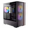 Antec Flux Rear Mid Tower Case - Black | 5 PWM Fans - image 2