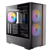 Antec Flux Rear Mid Tower Case - Black | 5 PWM Fans - image 2
