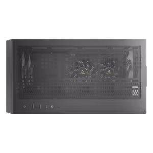 Antec Flux Rear Mid Tower Case - Black | 5 PWM Fans - image 4