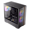 Antec Flux Rear Mid Tower Case - Black | 5 PWM Fans - image 5