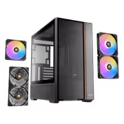 Antec Flux Rear Mid Tower Case - Black | 5 PWM Fans - image 7