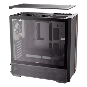 Antec Flux Rear Mid Tower Case - Black | 5 PWM Fans - image 9