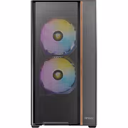 Antec Flux Rear Mid Tower Case - Black | 5 PWM Fans - image 12