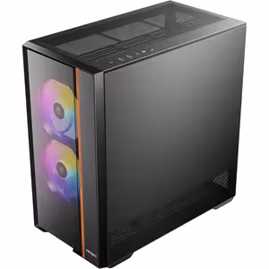 Antec Flux Rear Mid Tower Case - Black | 5 PWM Fans - image 14