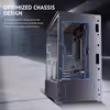 Antec Flux Rear Mid Tower Case - Black | 5 PWM Fans - image 20
