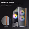 Antec Flux Rear Mid Tower Case - Black | 5 PWM Fans - image 24