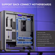 Antec Flux Rear Mid Tower Case - Black | 5 PWM Fans - image 26