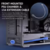 Antec Flux Rear Mid Tower Case - Black | 5 PWM Fans - image 28