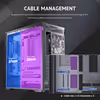Antec Flux Rear Mid Tower Case - Black | 5 PWM Fans - image 30