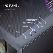 Antec Flux Rear Mid Tower Case - Black | 5 PWM Fans - image 31