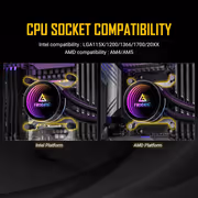 Antec Luna 360 ARGB Black Liquid Cooler – 360mm, Infinity Pump - image 16