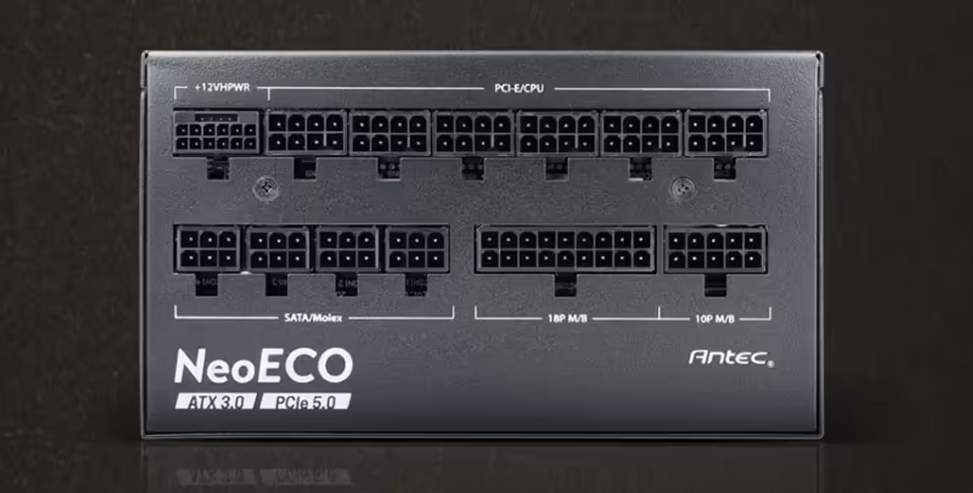 ANTEC NeoECO NE1000G M Power Supply - Clean Setup