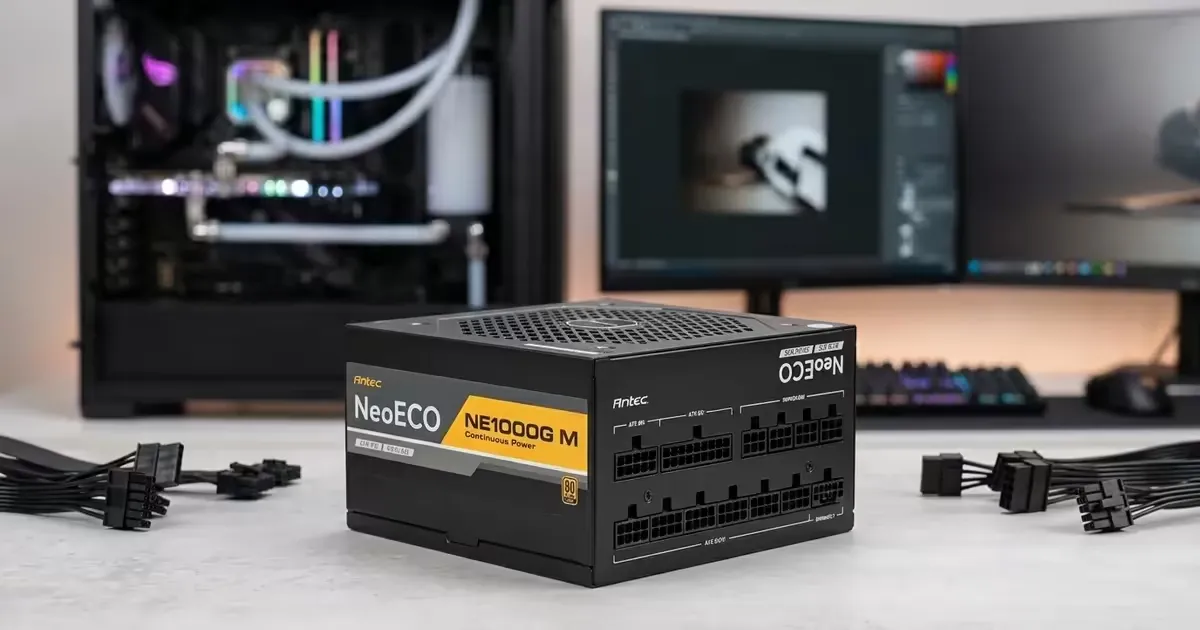 ANTEC NE1000G M 1000W ATX3.0 Full Modular PSU | Evetech