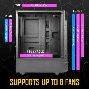 Antec NX260 Mid Tower Gaming Case - Best Deal - South Africa - image 16