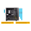 Antec P10C Mid Tower Computer Case with 4 Silent Fans - Black - image 23