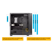 Antec P10C Mid Tower Computer Case with 4 Silent Fans - Black - image 23