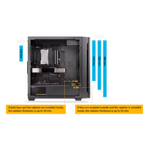 Antec P10C Mid Tower Computer Case with 4 Silent Fans - Black - image 23