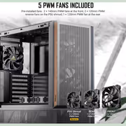 Antec P30 Air Mid Tower Case - Black | 5 PWM Fans - image 4