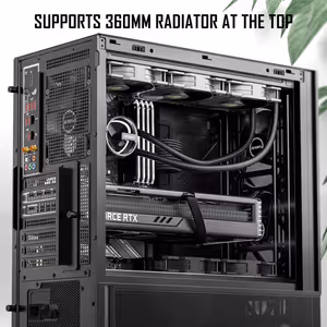 Antec P30 Air Mid Tower Case - Black | 5 PWM Fans - image 5