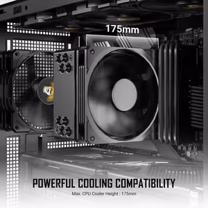 Antec P30 Air Mid Tower Case - Black | 5 PWM Fans - image 7