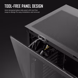 Antec P30 Air Mid Tower Case - Black | 5 PWM Fans - image 9