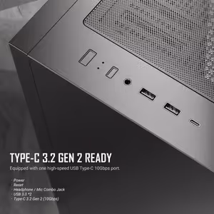 Antec P30 Air Mid Tower Case - Black | 5 PWM Fans - image 10