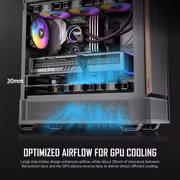 Antec P30 ARGB Mid Tower Case - Black | 5 PWM Fans - image 6