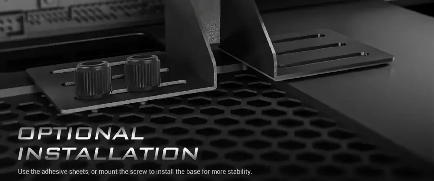 Detail of the scratch-proof pad on top of the Antec GPU support bracket