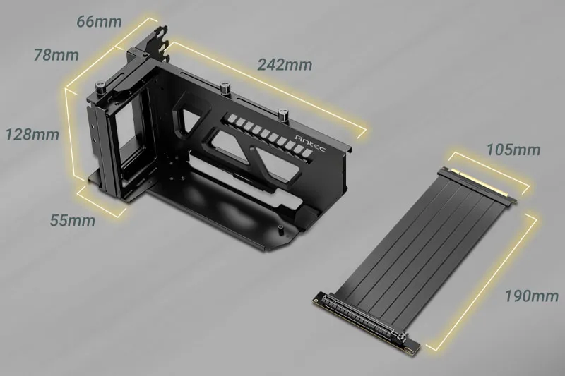 Antec Shift Vertical GPU Bracket Black - Elevate Your Gaming Setup