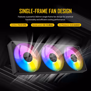 Antec Skeleton Matrix 360 ARGB Liquid Cooler - Black - image 10