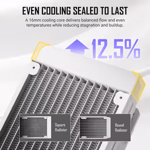 Antec Skeleton Matrix 360 ARGB Liquid Cooler - White - image 7