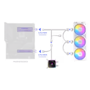 Antec Ultra 360 ARGB Liquid Cooler - White - image 8